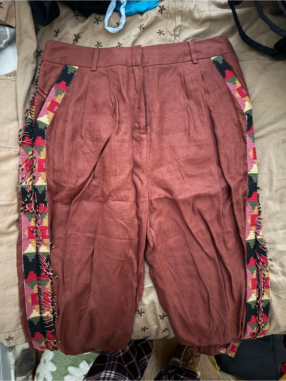 FARM Rio Side Beaded Pants - Picture 2 of 5